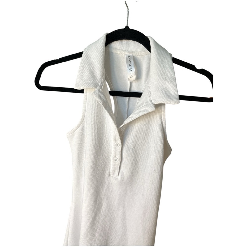 Kimberly C Tennis Court Chic Active Dress in White size Small - Picture 2 of 4